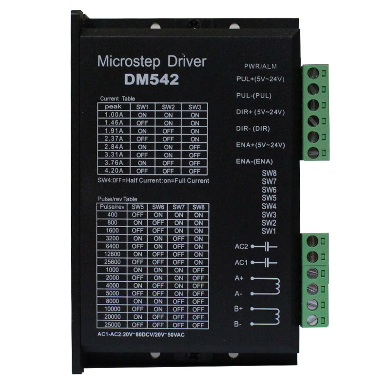 DSP數(shù)字式57 86步進電機驅動器 128細分替代M542/2M542 DM542標準版 高壓版