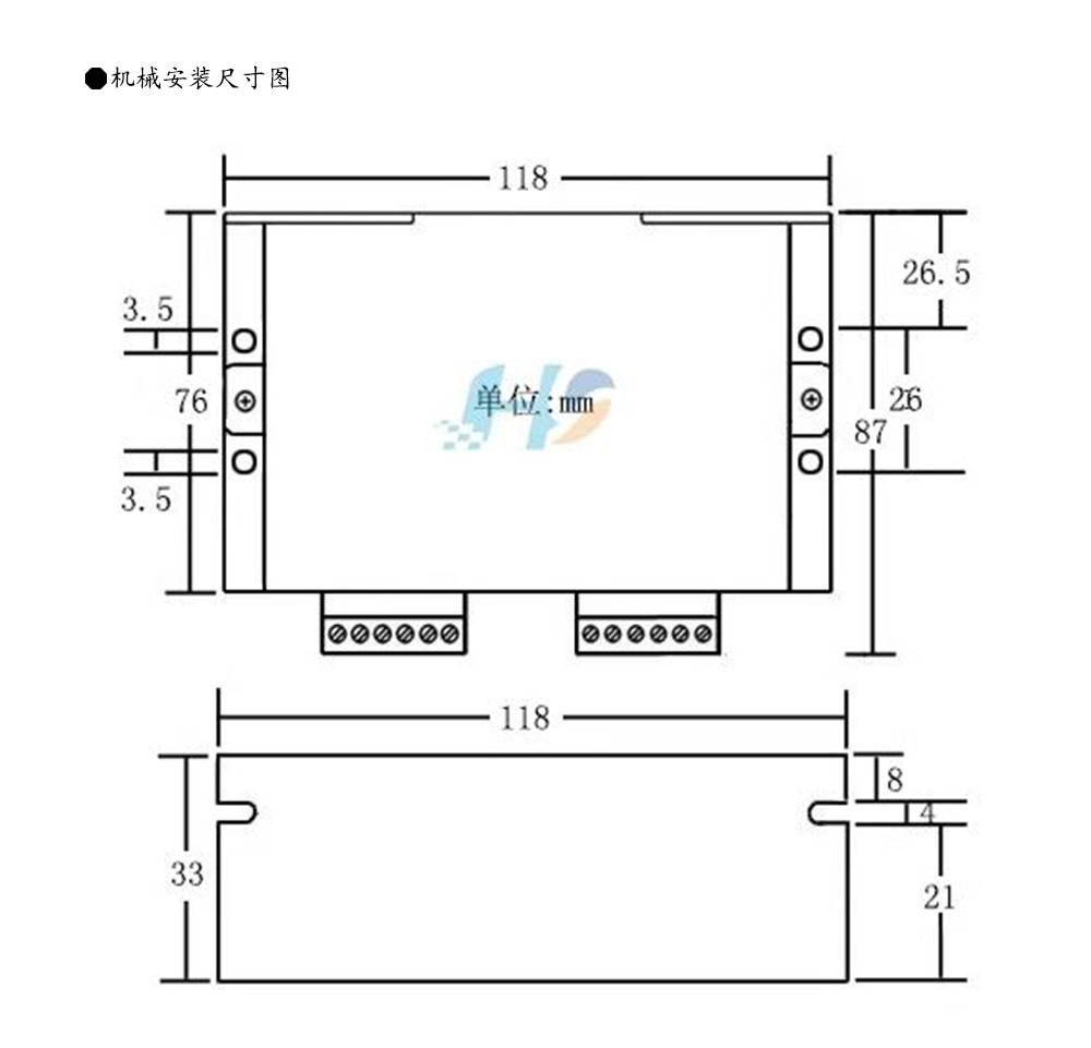 57閉環步進電機驅動器HBS57L/HBS57L/ 高速57閉環驅動器(圖6)